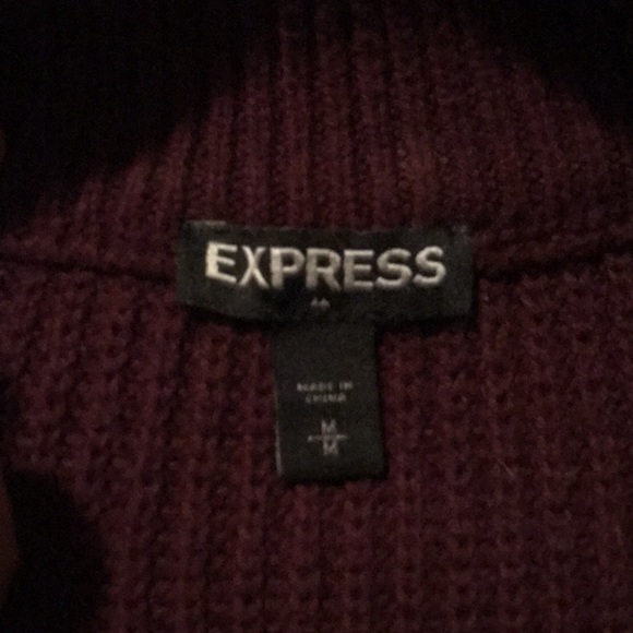 Express Womens Cropped Long Sleeve Multi-Color Striped Sweater-M - Picture 9 of 14